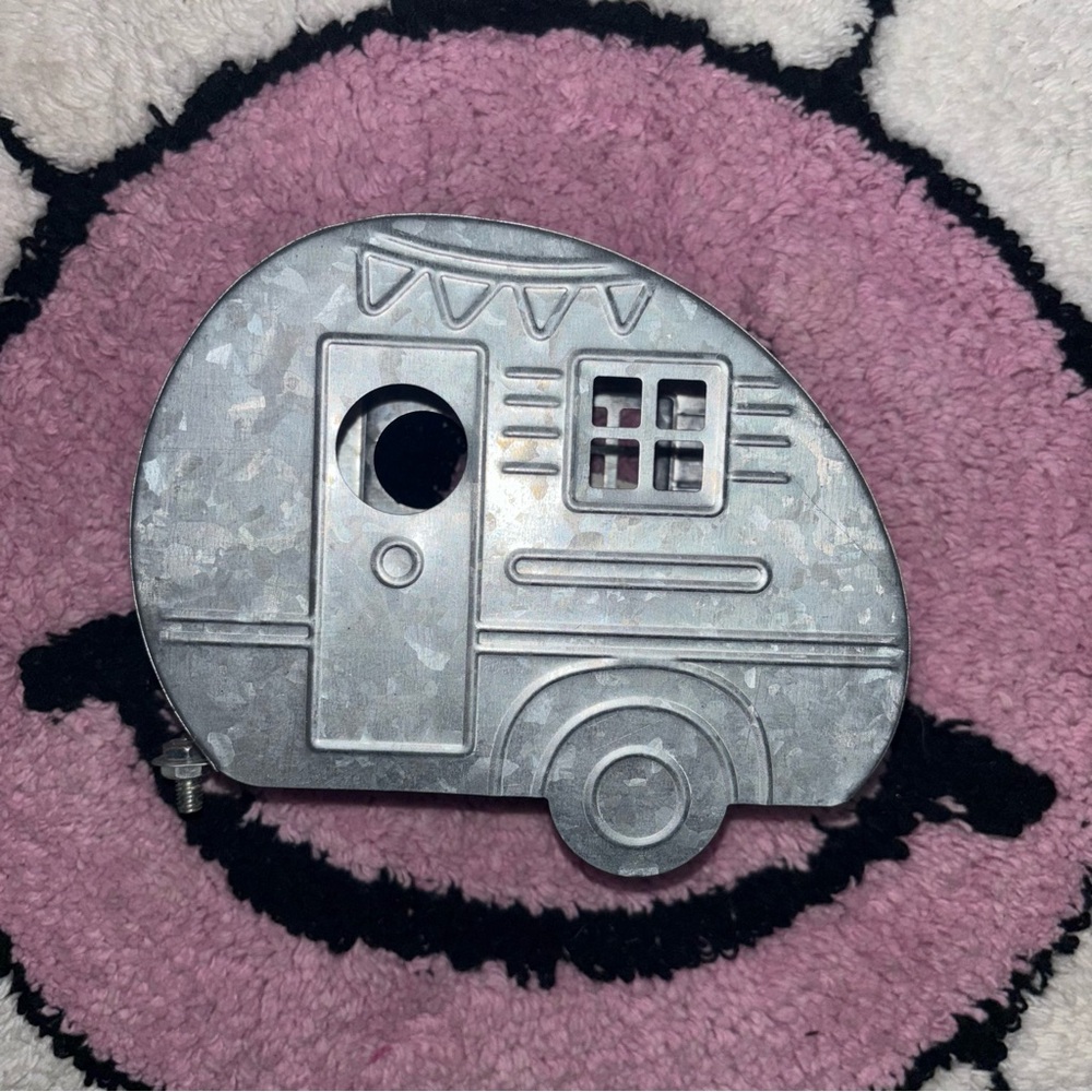Galvanized Metal Camper Decor - NWOT